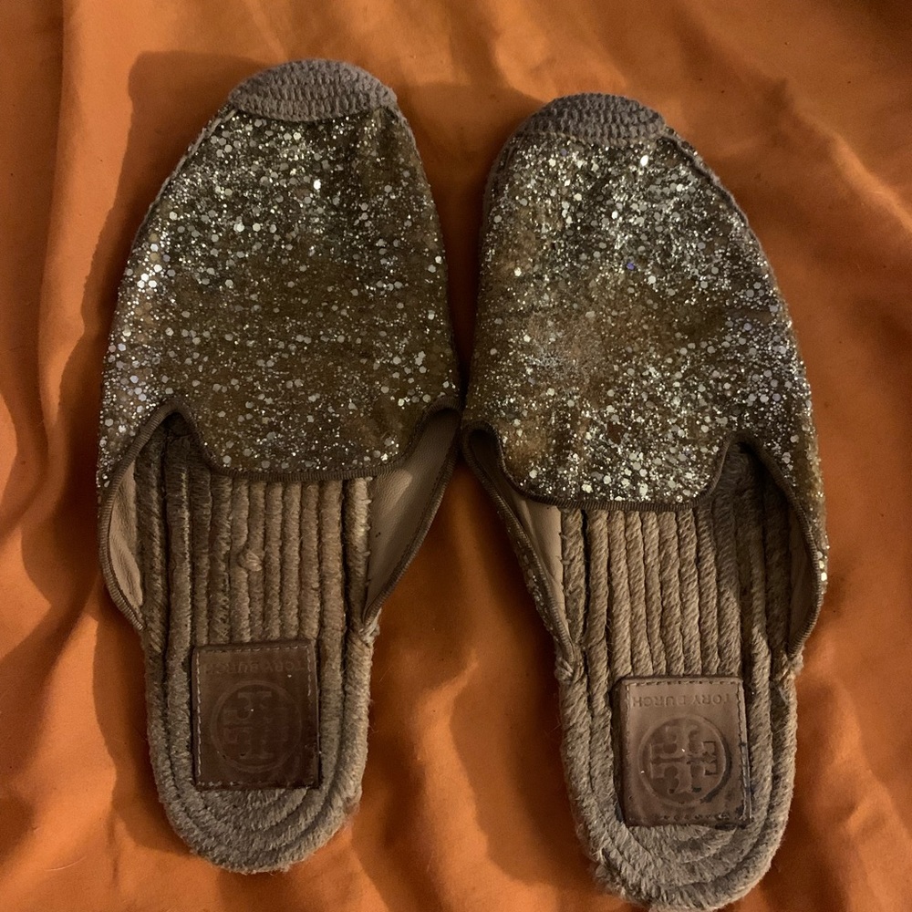 tory burch espadrille slip ons - Picture 2 of 9